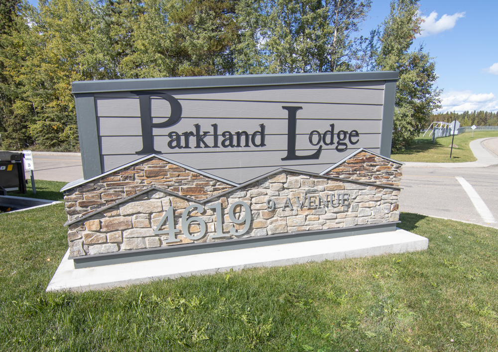 Signage in Parkland Lodge, Edson