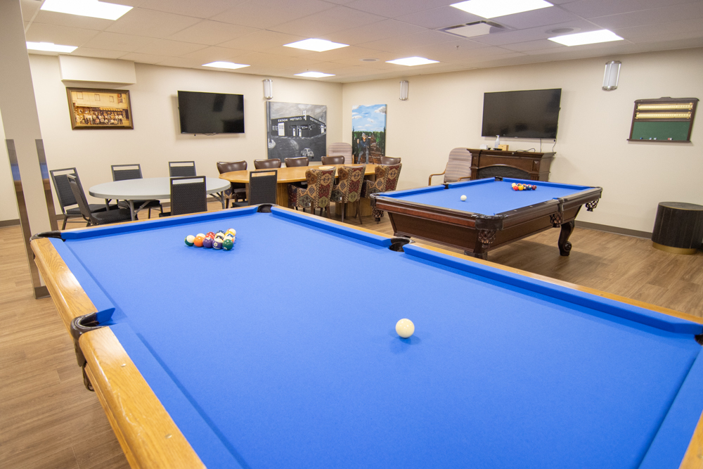 Pool Table in Parkland Lodge, Edson